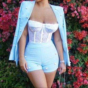 Blazer & Short Set w/bustier